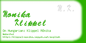 monika klippel business card