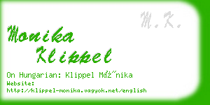 monika klippel business card